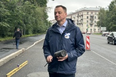 На улице Бабушкина проинспектировали ход ремонтных работ