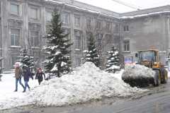 Сегодня с улиц Московского района вывезено более 4 тысяч кубометров снега