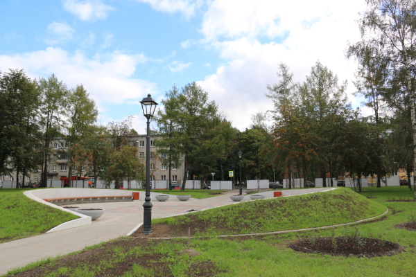 Сквер в Колпино