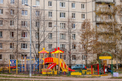 В микрорайоне Выборгского района заработало 1400 светильников наружного освещения