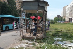 От незаконных торговых павильонов освобождено более 300 квадратных метров городской земли