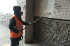 Администрация района усиливает меры по борьбе с трафаретной рекламой