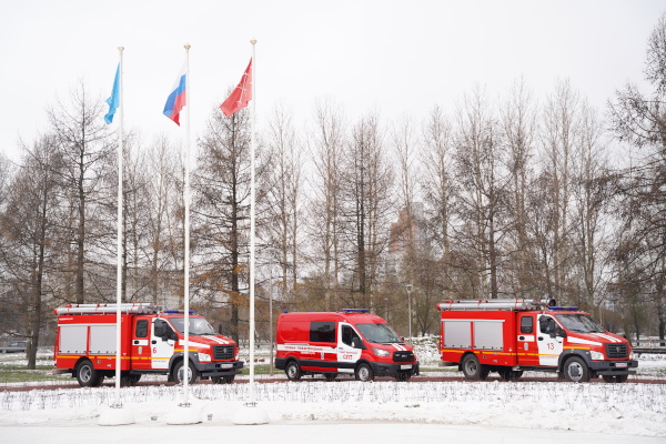 В Петербурге открыли вторую очередь строительства парка Героев-пожарных