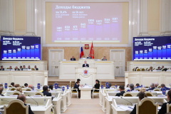 Губернатор представил в Мариинском дворце проект бюджета города на 2023 год и плановый период 2024-2025 годов