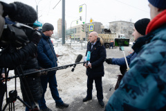 Глава Фрунзенского района рассказал на брифинге о комплексной уборке снега