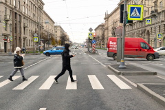 В Кировском районе в рамках нацпроекта завершился ремонт проспекта Стачек