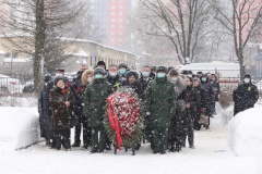 В Калининском районе на Богословском кладбище почтили память погибших в годы блокады