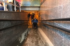 «Мостотрест» совершил очередной осмотр дорожных сооружений на предмет их доступности для маломобильных групп населения