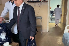 Глава района Виктор Полунин поздравил наших военнослужащих в Военно-Медицинской академии