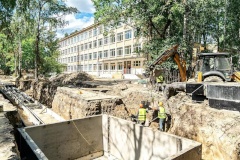 В Калининском районе завершают реконструкцию рекордных 22 тысяч метров теплосетей