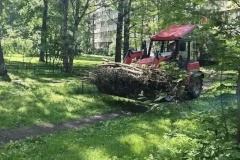 В Выборгском районе устраняют последствия непогоды