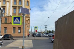 Свыше 150 новых светофоров Т.7 в 2024 году будут установлены на 75 нерегулируемых пешеходных переходах в Петербурге