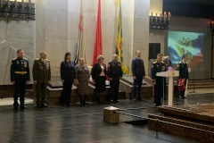 На Монументе героическим защитникам Ленинграда прошла торжественная церемония принятия клятвы кадета