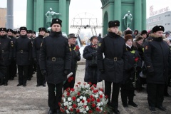 Торжественно-траурные церемонии в Кировском районе, посвященные 76-й годовщине полного освобождения Ленинграда от фашистской блокады