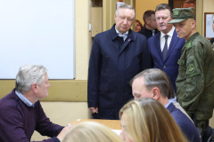 Александр Беглов ознакомился с мобилизационными мероприятиями в Московском районе