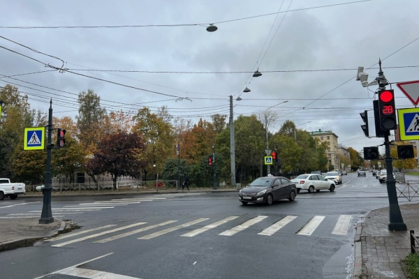 На 4 адресах Василеостровского района запущены в работу модернизированные светофорные объекты