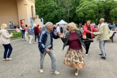 В Московском районе продолжается программа «Городские танцевальные веранды»