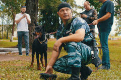Спасатели, пожарные, кинологи и криминалисты провели показные занятия с участниками оборонно-патриотических сборов 