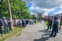 Во Фрунзенском районе продолжаются тренировочные занятия по эвакуации в образовательных учреждениях и организациях