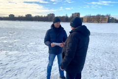 Рейд по акватории реки Ижора