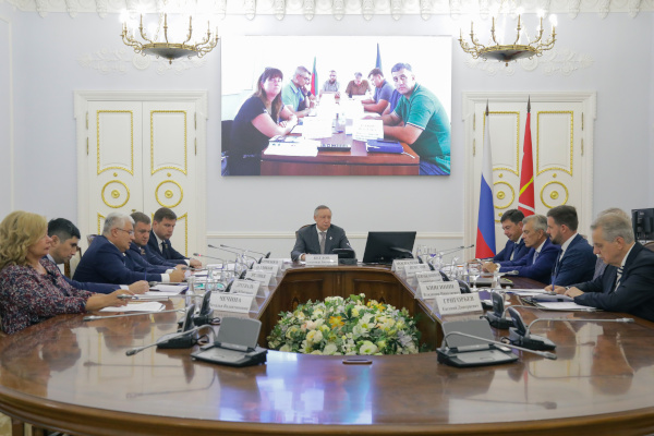 Первое совместное заседание Правительства Санкт‑Петербурга и администрации города-побратима Мариуполя