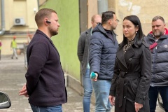 Исполняющий обязанности главы администрации Центрального района провела объезд жилых домов, в которых выполняются работы по капитальному ремонту