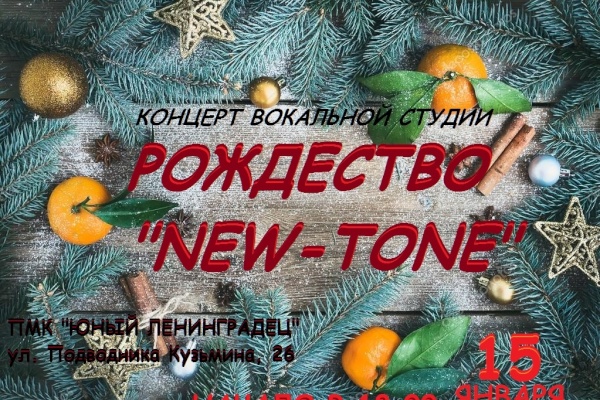 Рождественский концерт «New-tone» для друзей и близких