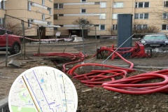 Устранение нарушений в зоне производства работ в Сестрорецке