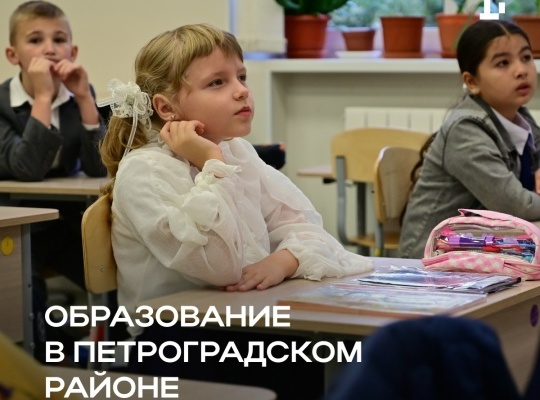 В 2025 году 109 выпускников школ Петроградского района были отмечены медалью «За особые успехи в учении», а 30 педагогов награждены Почётной грамотой Министерства просвещения РФ