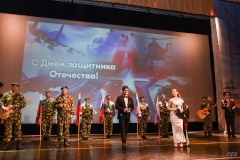 В Кронштадте прошла акция «Здравия желаем!», посвященная Дню защитника Отечества
