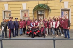 Народные дружинники Московского района вышли на охрану порядка в День Победы