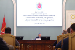 Александр Беглов: В Петербурге к сентябрьским выборам откроются 1975 постоянных и 47 временных избирательных участков