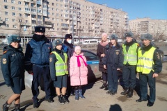Во Фрунзенском районе проходят акции «Юный пешеход» и «Пристегнись»