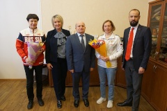 В администрации района прошла встреча с Олимпийскими чемпионами