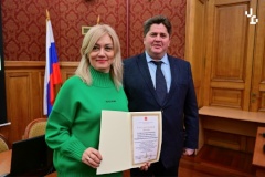 В Петроградском районе наградили победителей конкурса на лучшее праздничное оформление