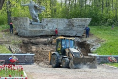 На Мемориале в Мартышкино начались ремонтно-реставрационные работы
