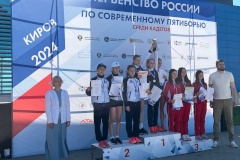 Петербургские спортсменки успешно выступили на первенстве России по современному пятиборью