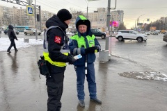Профилактические акции «Пешеход. Пешеходный переход» и «Стань заметным» прошли во Фрунзенском районе