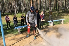 На спортивной базе «Гимнаст» прошли занятия по пожарной безопасности и тренировочная эвакуация