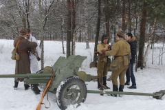 В Сестрорецке состоялась военно-историческая реконструкция, посвященная 71-годовщине со Дня полного освобождения Ленинграда от фашистской блокады