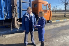 Состоялся межведомственный рейд по контролю за транспортированием отходов