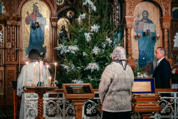Божественная литургия в Иоанновском ставропигиальном женском монастыре