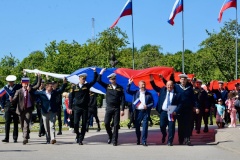 12 июня в Кронштадте в парке культуры и отдыха «Патриот» ЗВО прошла концертная программа «Мы в России живём»