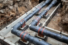 В рамках проекта по повышению эффективности теплоснабжения потребителей 4-й Кировской котельной завершена реконструкция тепловых сетей на Двинской улице