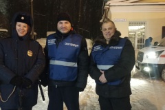 Дружиннкии Красногвардейского приняли участие в охране общественного порядка в период Крещения.