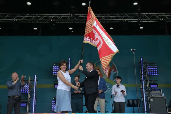 Московский район принял знамя ГТО