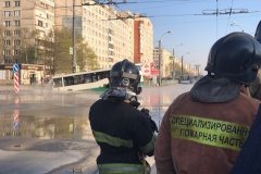 Во Фрунзенском районе локализован разлив горячей воды
