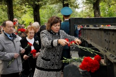 Торжественно-траурная церемония прошла в Московском парке Победы