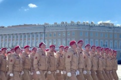 Ученик 76 школы стал участником парада победы