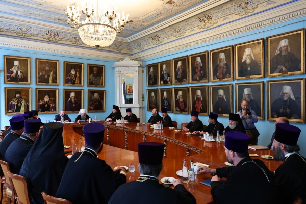 Встреча с митрополитом Санкт‑Петербургским и Ладожским Варсонофием